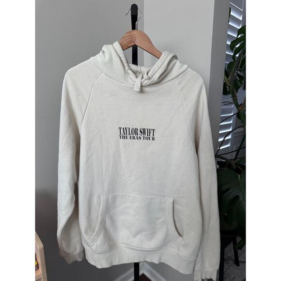 Taylor Swift Eras Tour Beige Hoodie Merchandise Neutral - Picture 1 of 5
